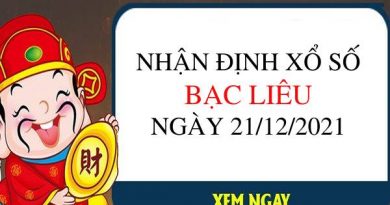 Nhận định XSBL ngày 21/12/2021