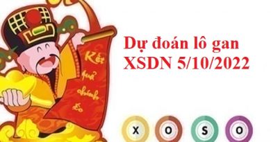 Dự đoán lô gan XSDN 5/10/2022