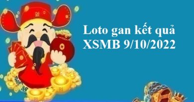 Loto gan kết quả XSMB 9/10/2022