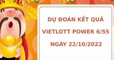 Dự đoán xổ số Vietlott Power 6/55 ngày 22/10/2022 chính xác