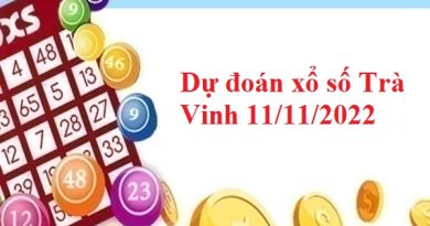 Dự đoán xổ số Trà Vinh 11/11/2022