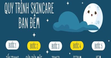 Các bước Skincare tối cho da mụn đúng chuẩn tại nhà