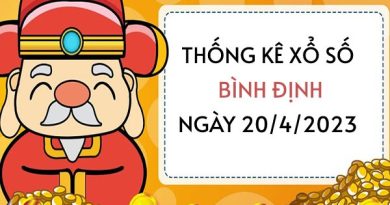 Thống kê xổ số Bình Định ngày 20/4/2023 thứ 5 hôm nay