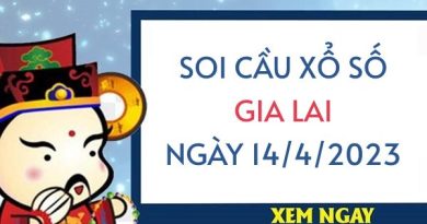 Chốt số kết quả xổ số Gia Lai ngày 14/4/2023 thứ 6 hôm nay