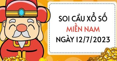 Chốt số xổ số miền Nam ngày 12/7/2023 thứ 4 hôm nay