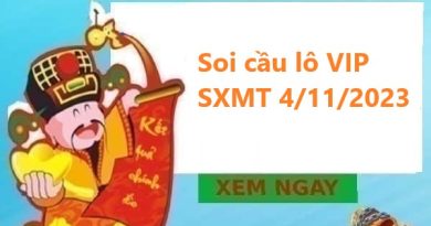 Chốt số lô VIP SXMT 4/11/2023